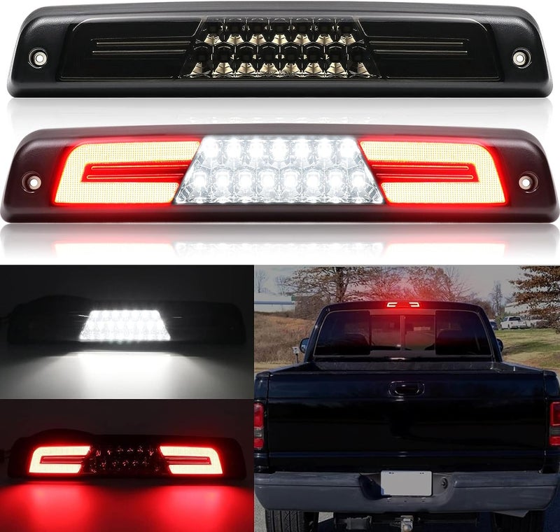 Mynoway LED 3rd Third Brake Lights Replacement for Ram 1500 (1994-1997,1999-2001),Ram 2500/3500 (1994-1997,1999-2002) Rear Center High Mount Stop Cargo Lamp smoked lens(Not fit 1998) - Image 1